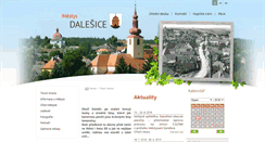 Desktop Screenshot of obecdalesice.cz